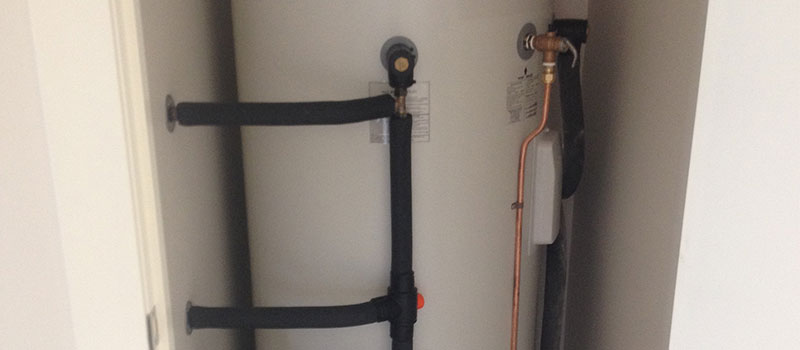 Hot water installations